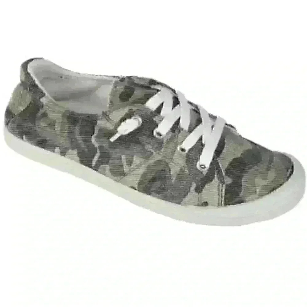 Camo Slip On Fashion Sneaker
